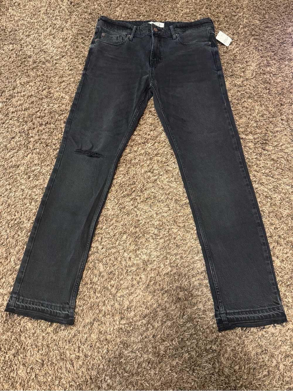 Free People We The Free Faded Black Ripped Jeans
